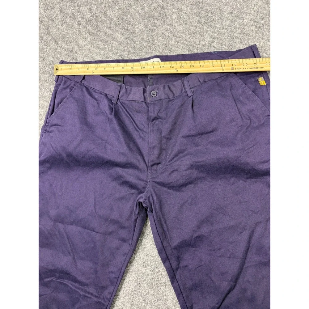 Just In Trend FR Work Pants Navy Blue Reflective Striped HRC 2 Mens 42x34